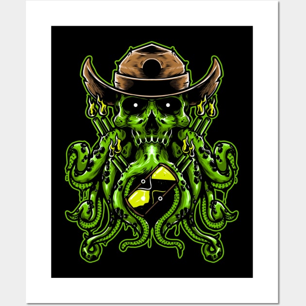 Deadtopus Wall Art by phsycartwork